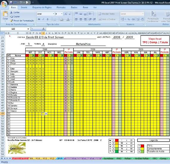 PR GesTurma - Análise anual TCA